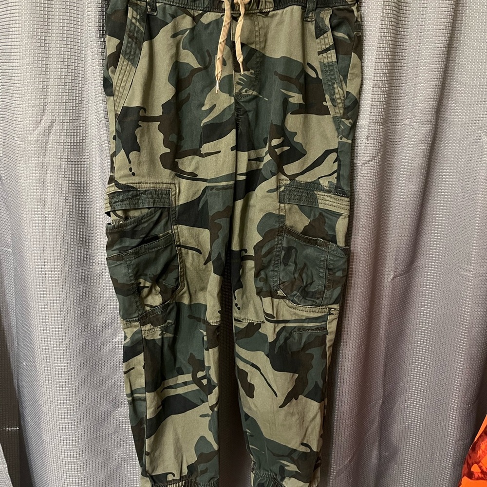 Wrangler Green Casual Cargo Pants